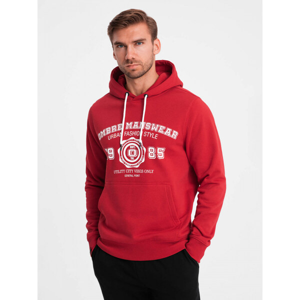 OMBRE mikina pánská SSPS-0143 typu klokan, kapuce 65597213