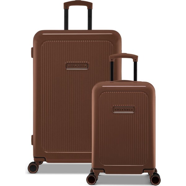 Sada cestovných kufrů SUITSUIT Expression Nutshell - hnedá 66469857
