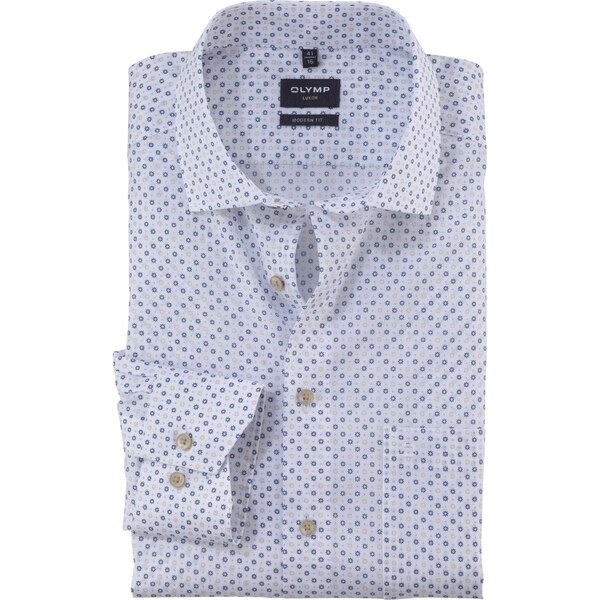 Pánska bavlnená Luxor košeľa OLYMP modern fit 63375253