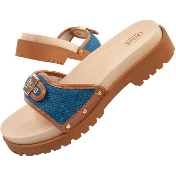 Scholl Pescura Iconic W F305492349 dámske dreváky žabky 65602827