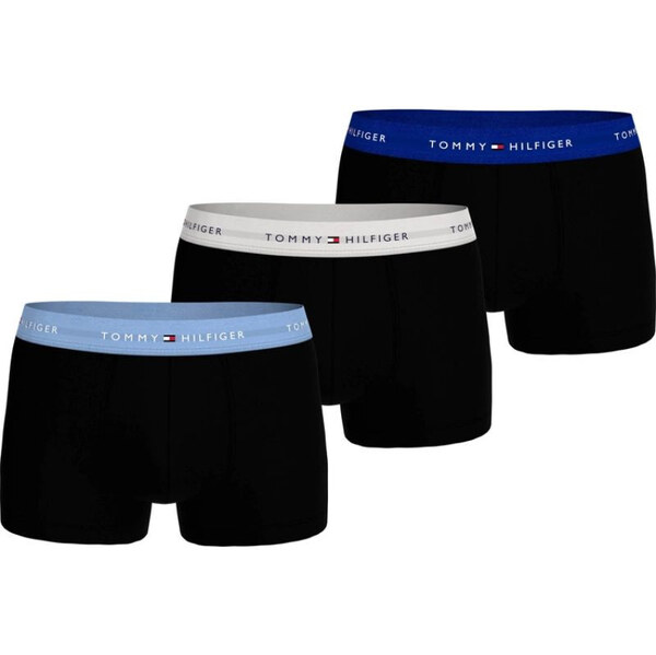 Pánske boxerky Tommy Hilfiger 3-pack Black Cotton Comfortable 65605015