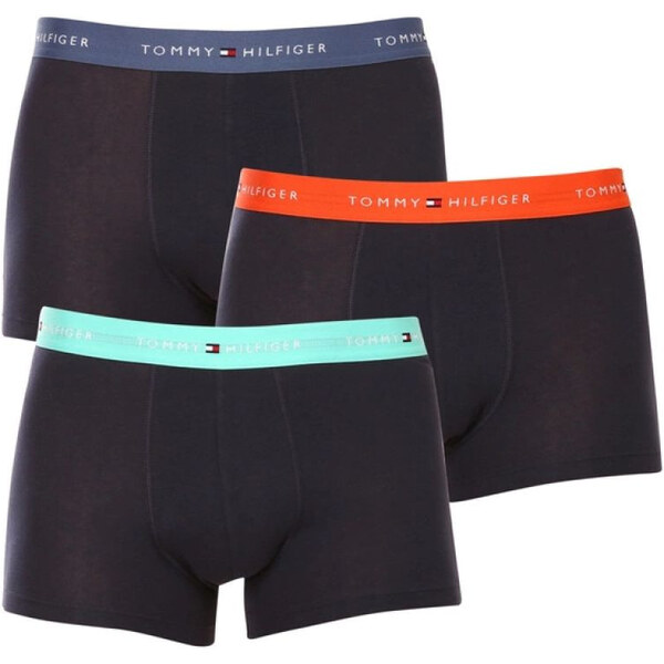 Pánske boxerky Tommy Hilfiger 3-pack Dark Blue Cotton 65605056