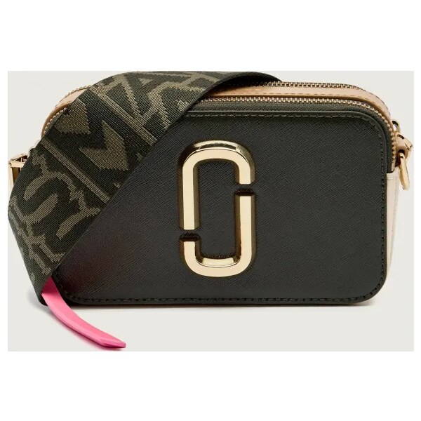 Marc Jacobs Kožená crossbody kabelka THE SNAPSHOT 65596197