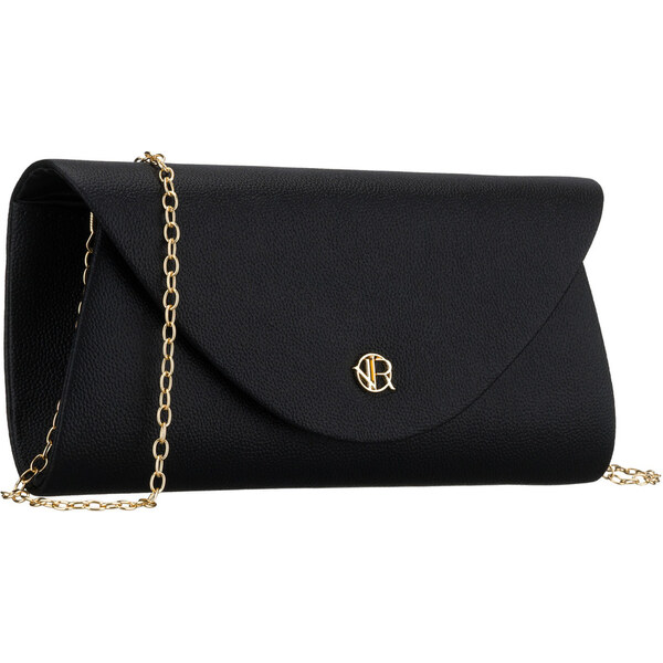 Dámska čierna listová kabelka z eko kože ROVICKY 65606764