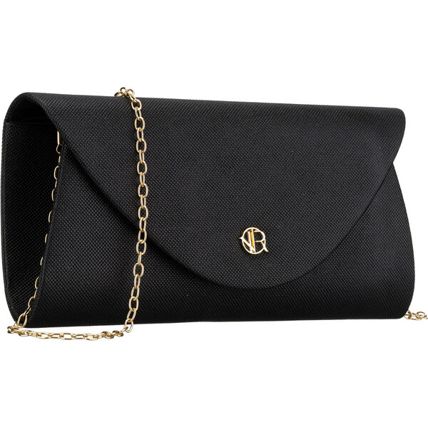 Dámska čierna trblietavá listová kabelka ROVICKY 65606768