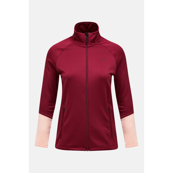 MIKINA PEAK PERFORMANCE W RIDER ESSENTIALS ZIP JAUE SHADOW 65606931