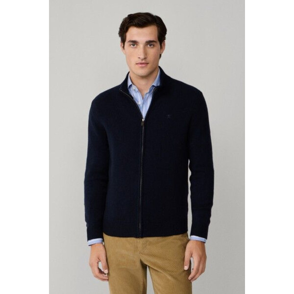 SVETER HACKETT LONDON LAMBSWOOL FZIP 65606975
