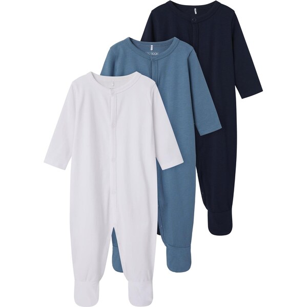 TWO SOON Pyžamo tmavomodrá / modrosivá / šedobiela 65644995