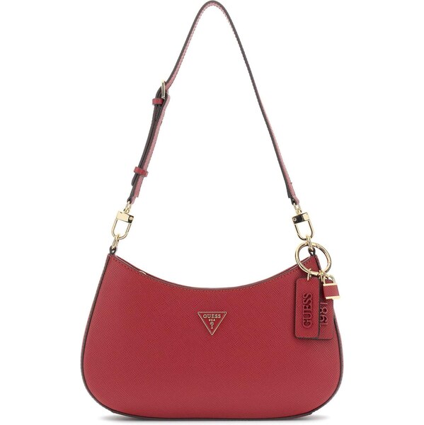 GUESS Kabelka NOELLE II TOP ZIP SHOULDER BAG červená 65608871