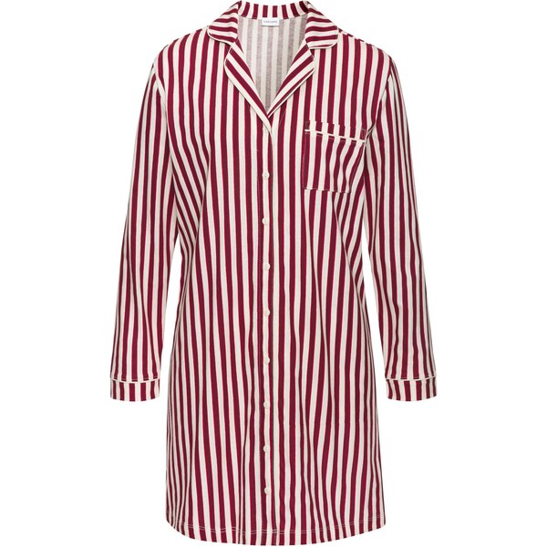 LASCANA Nočná košieľka červená / tmavočervená / biela 65655241