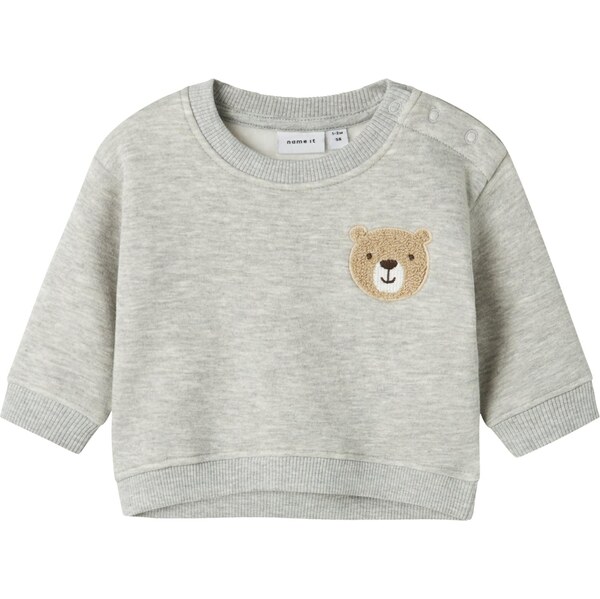 NAME IT Mikina NBMOREGON farba ťavej srsti / sivá 65609137