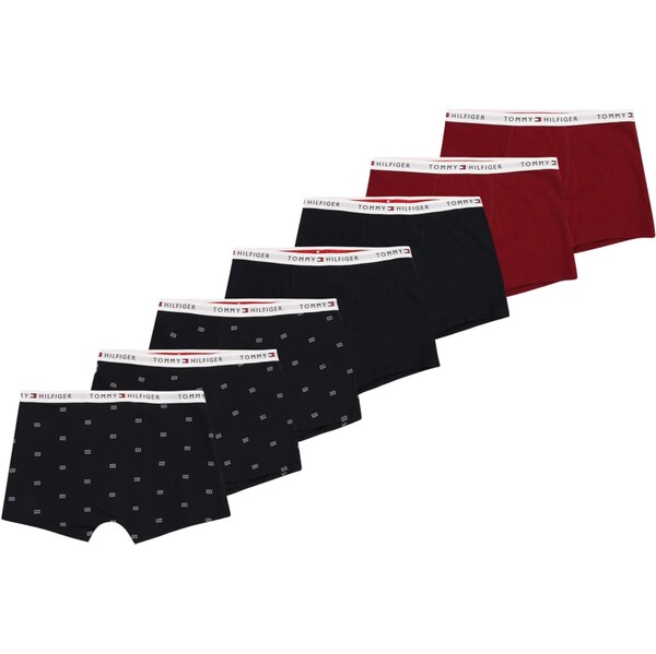 TOMMY HILFIGER Nohavičky červená / čierna / biela 65609162