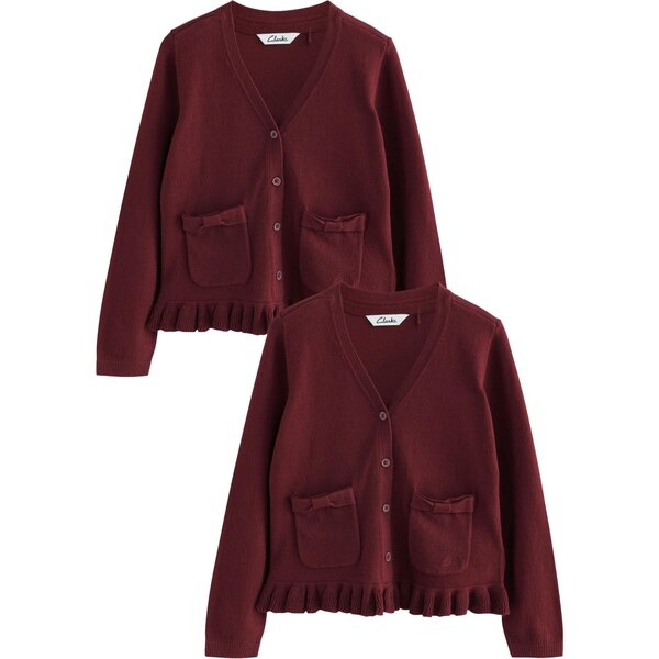 CLARKS Kardigán burgundská 65619599
