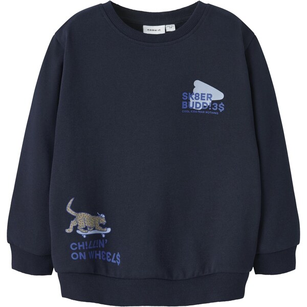 NAME IT Mikina NMMORLING námornícka modrá / svetlomodrá / svetložltá 65609138