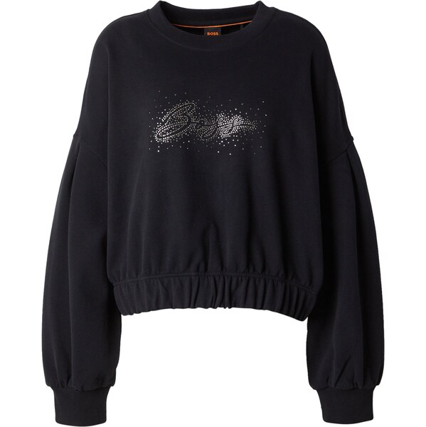 BOSS Mikina C_Easton čierna / strieborná 65895262