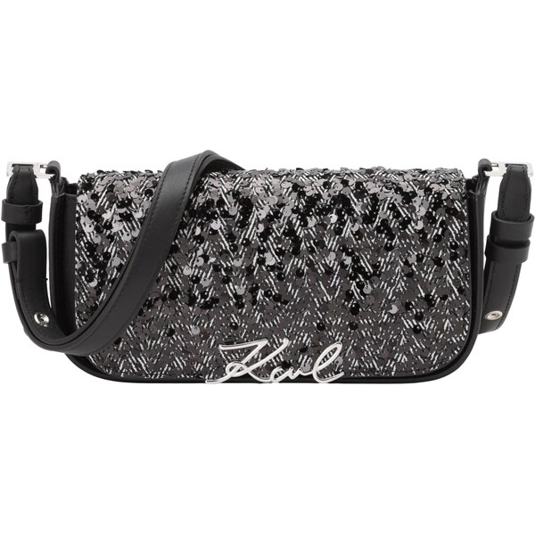 Karl Lagerfeld Taška cez rameno čierna 65609177