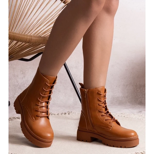 Gemre Hnedé teplovzdorné klasické čižmy Edmunda 65608265