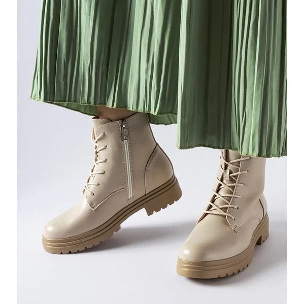 Gemre Béžové zateplené trappery Vinceza 65608277