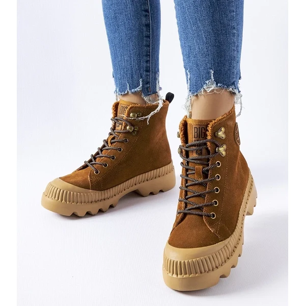 Hnedé kožené tašky BIG STAR 65608294