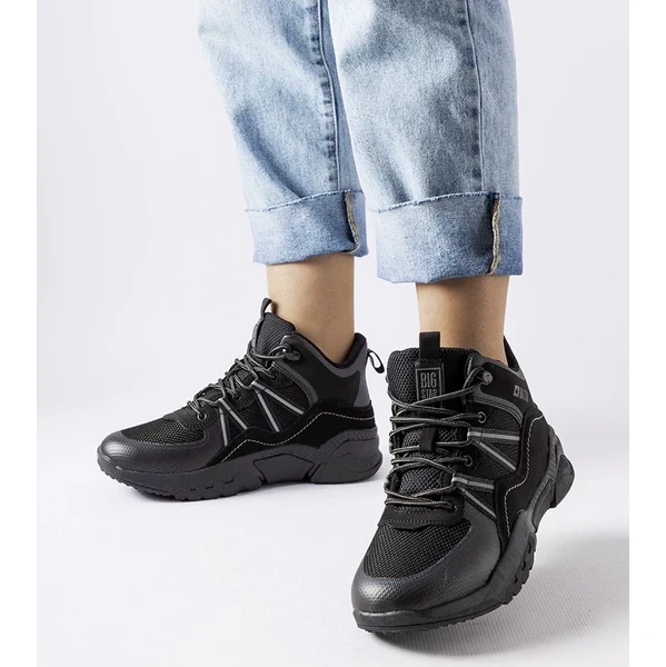 Čierne trapery Big Star 65608300