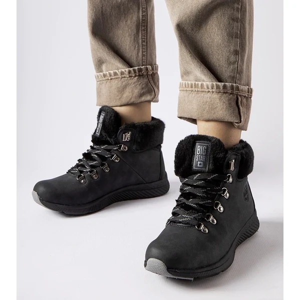 Čierne zateplené trapery Big Star 65608297