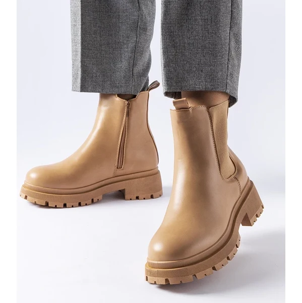 Gemre Beige zateplené klasické členkové topánky Olmedo 65608343