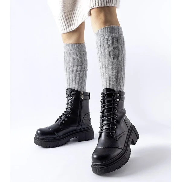 Gemre Čierne zateplené trapery Paimboeuf 65608356