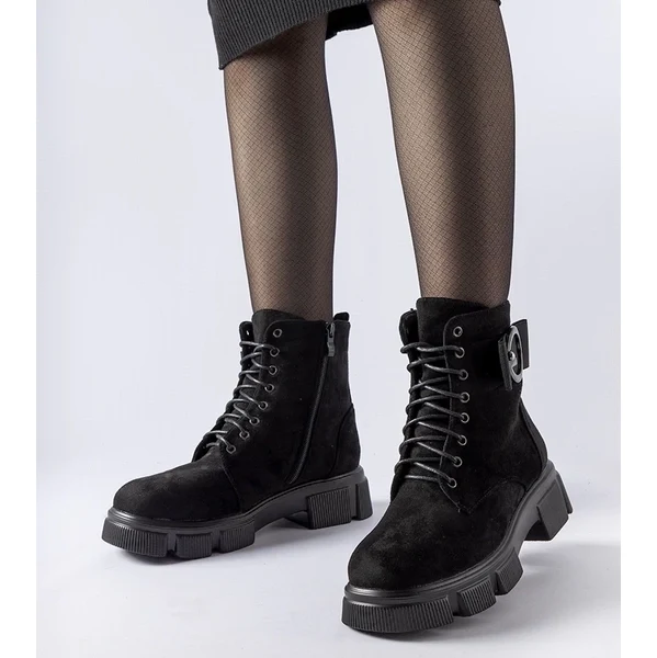 Gemre Čierne zateplené topánky Cusiano 65608361