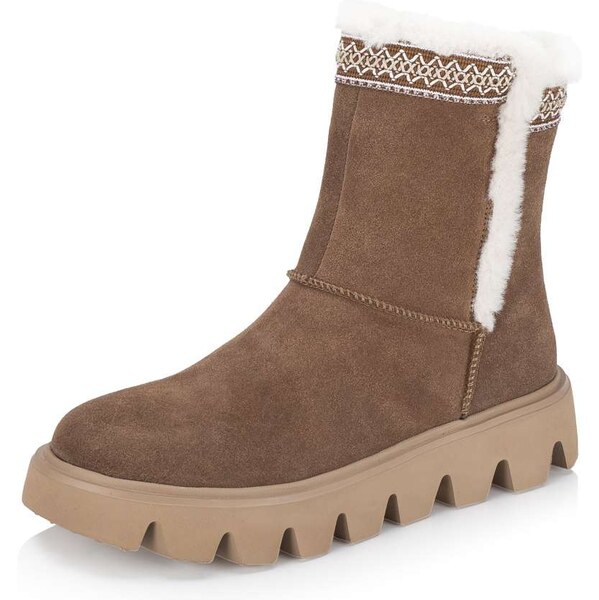 Dámska členková obuv RIEKER W2075-20 hnedá W5 65607789