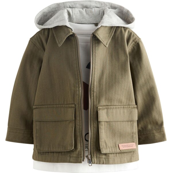 Next Set antracitová / svetlosivá / kaki / biela 65664161