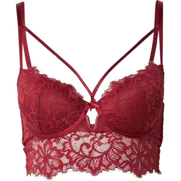 Hunkemöller Podprsenka Isabella tmavočervená 65895239