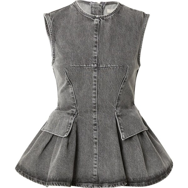 REMAIN Top sivý denim 66057285