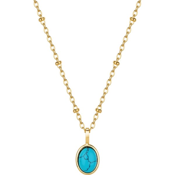 Brosway Nežný oceľový náhrdelník s tyrkysom Essential BNL132 66589240