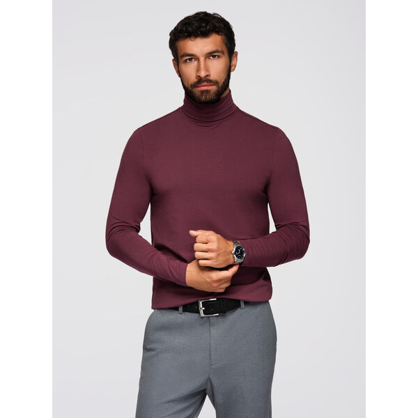 Pánsky rolák Ombre - bordový 65623136