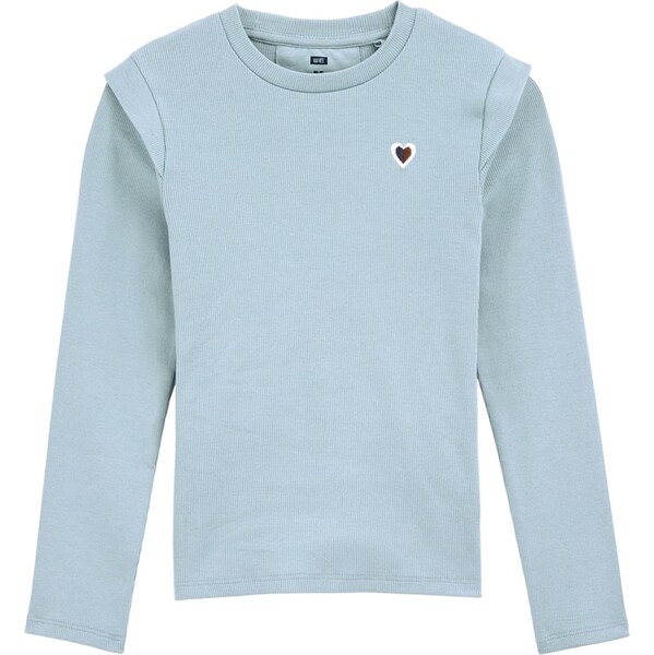 WE Fashion Tričko pastelovo modrá 65657997