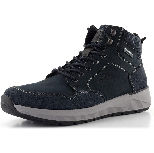 Rieker pánska členková obuv s membránou modro-čierna 11530-14 65612227