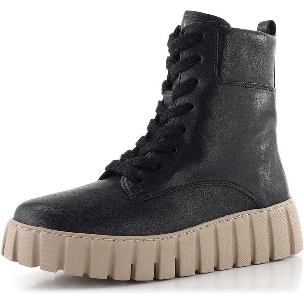 Gabor šněrovací kotník na platformě černý 76.786.57 65612243