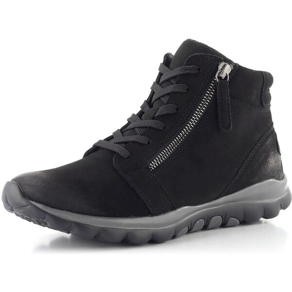 Gabor šněrovací kotník se zipem černý 76.868.47 65612244