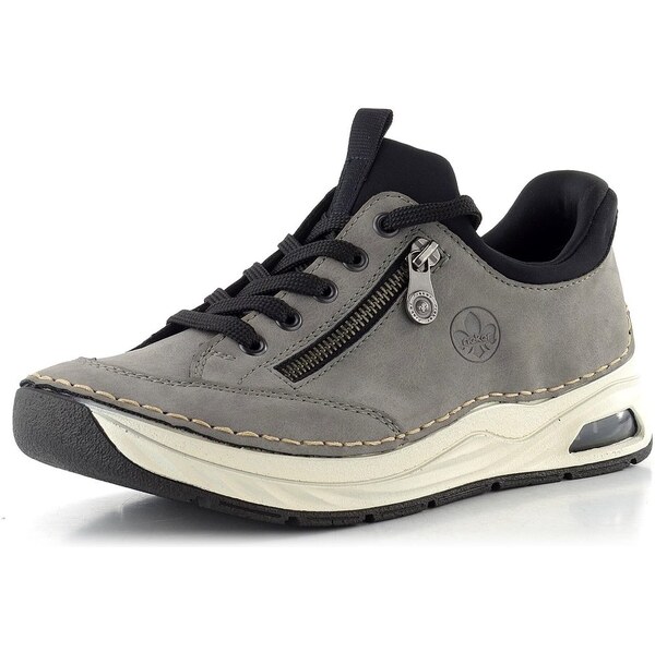 Rieker šedé nazúvacie poltopánky 44567-42 65612284