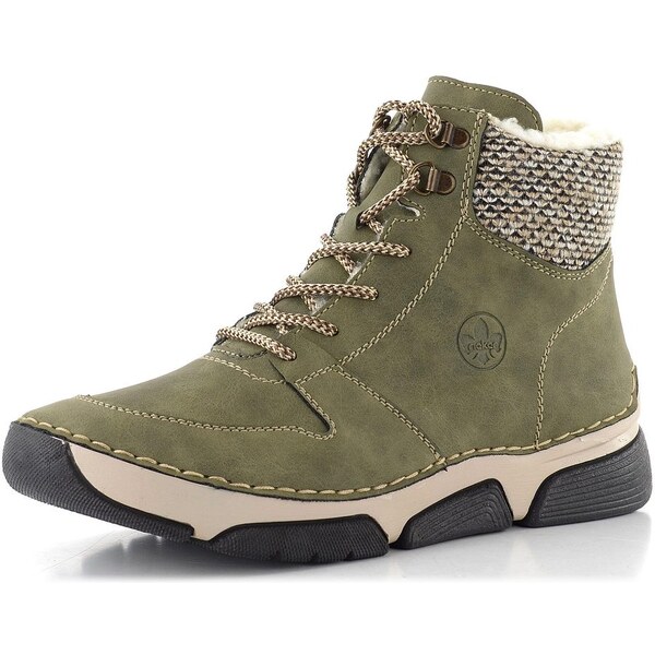 Rieker šněrovací kotník liane/schwarz-kiesel 45955-54 65612285