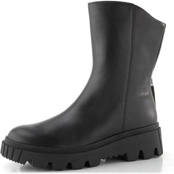 Gabor kotník na hrubé podešvi se zadním zipem černý 71.826.27 65612366