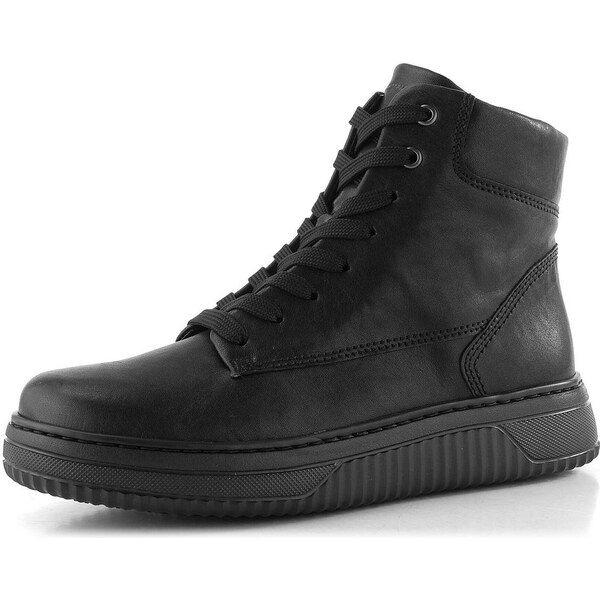 Gabor široký šněrovací kotník černý 76.795.57 65612369