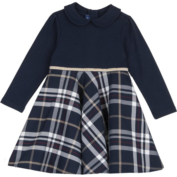Chicco Šaty tmavomodrá / sivá / tmavočervená / biela 65882548