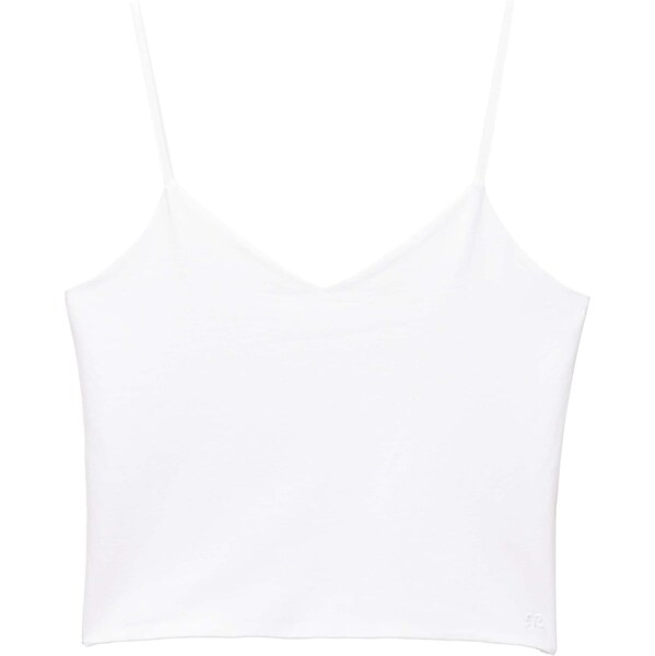 Pull&Bear Top šedobiela 65886851