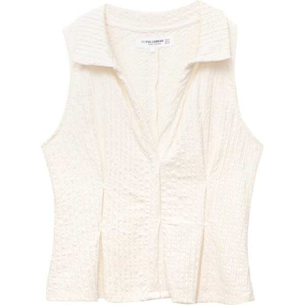 Pull&Bear Top nebielená 65888176