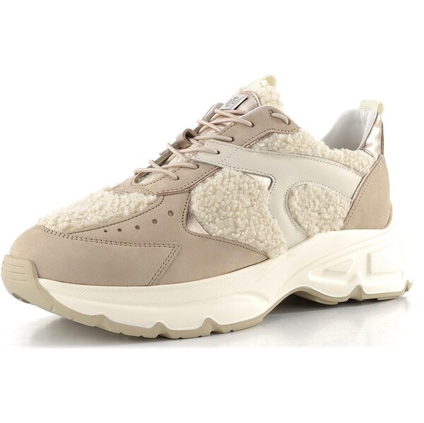 Högl dámske tenisky s baránkom cashmere/creme 0-105348-1412 65611962