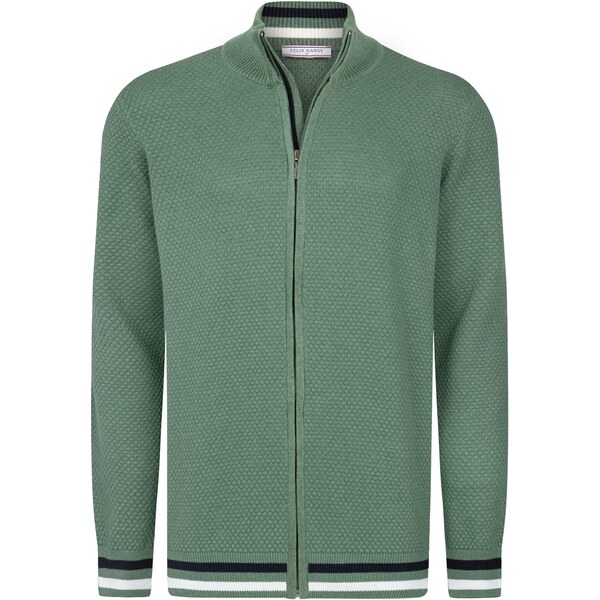 Felix Hardy Kardigán zelená / čierna / biela 65664447