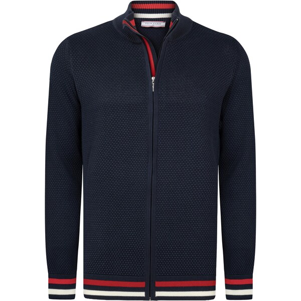 Felix Hardy Kardigán námornícka modrá / červená / biela 65664455