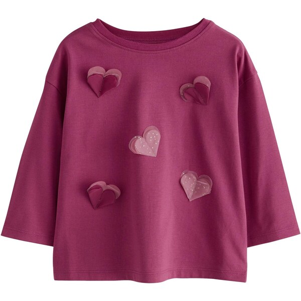 Next Tričko burgundská 65893401