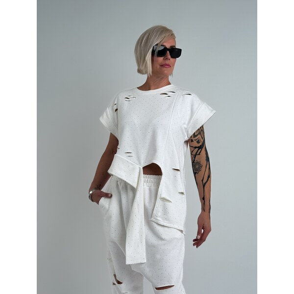 H4 Smotanový top PUCK 687 65613656